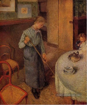  camille - la petite domestique 1882 Camille Pissarro